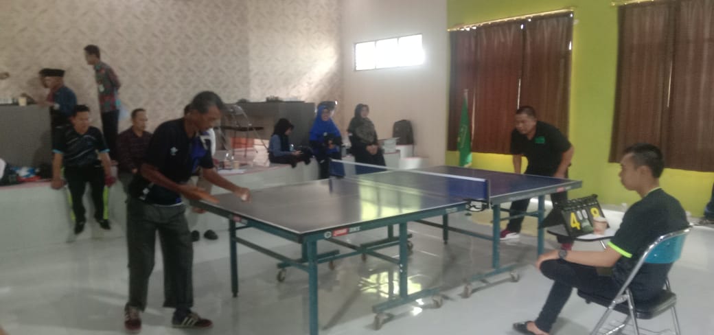 Juara II Tenis Meja Perorangan HAB Kemenag Tanbu 2022